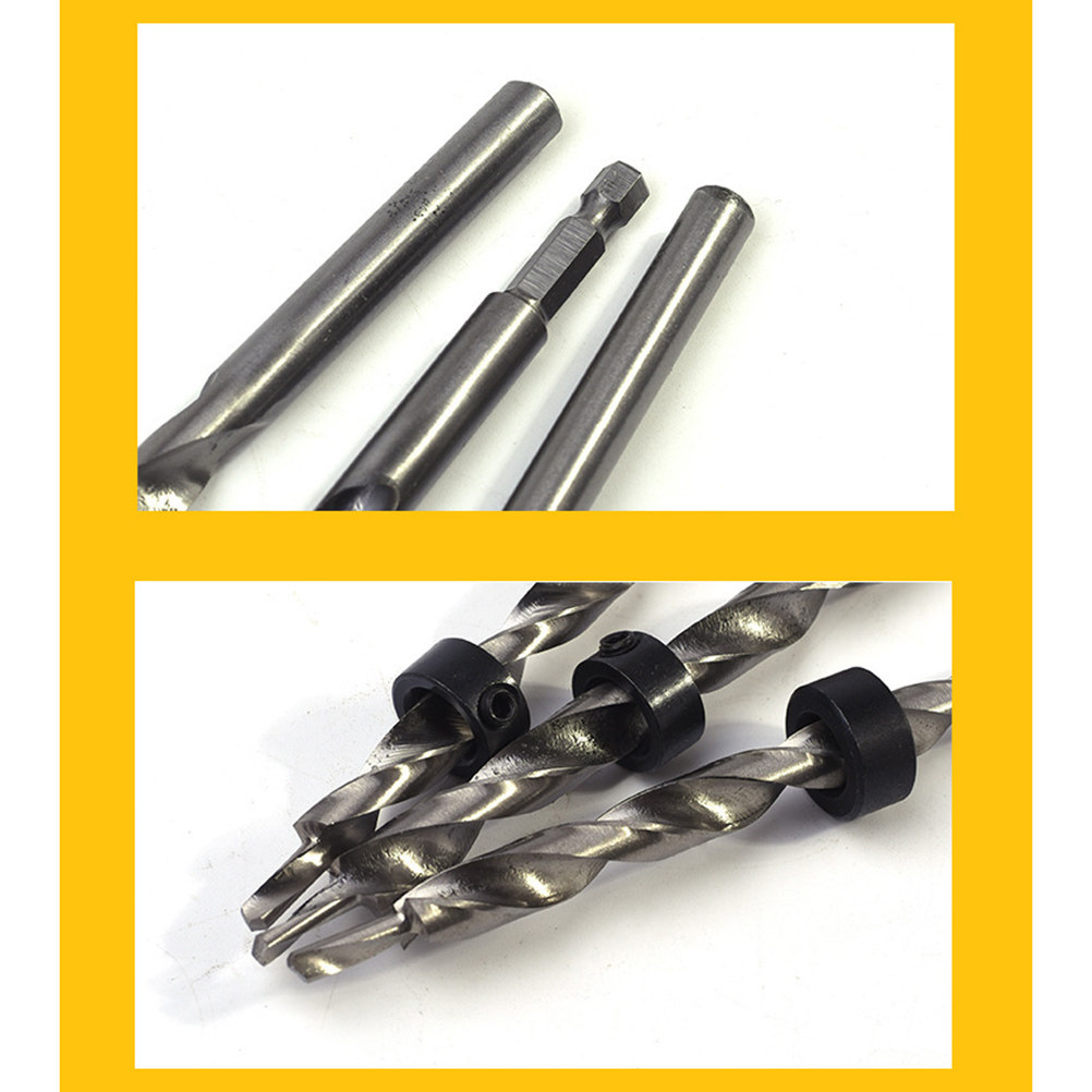 Woodworking Drill Bits - Wiertło stożkowe z chwytem sześciokątnym do