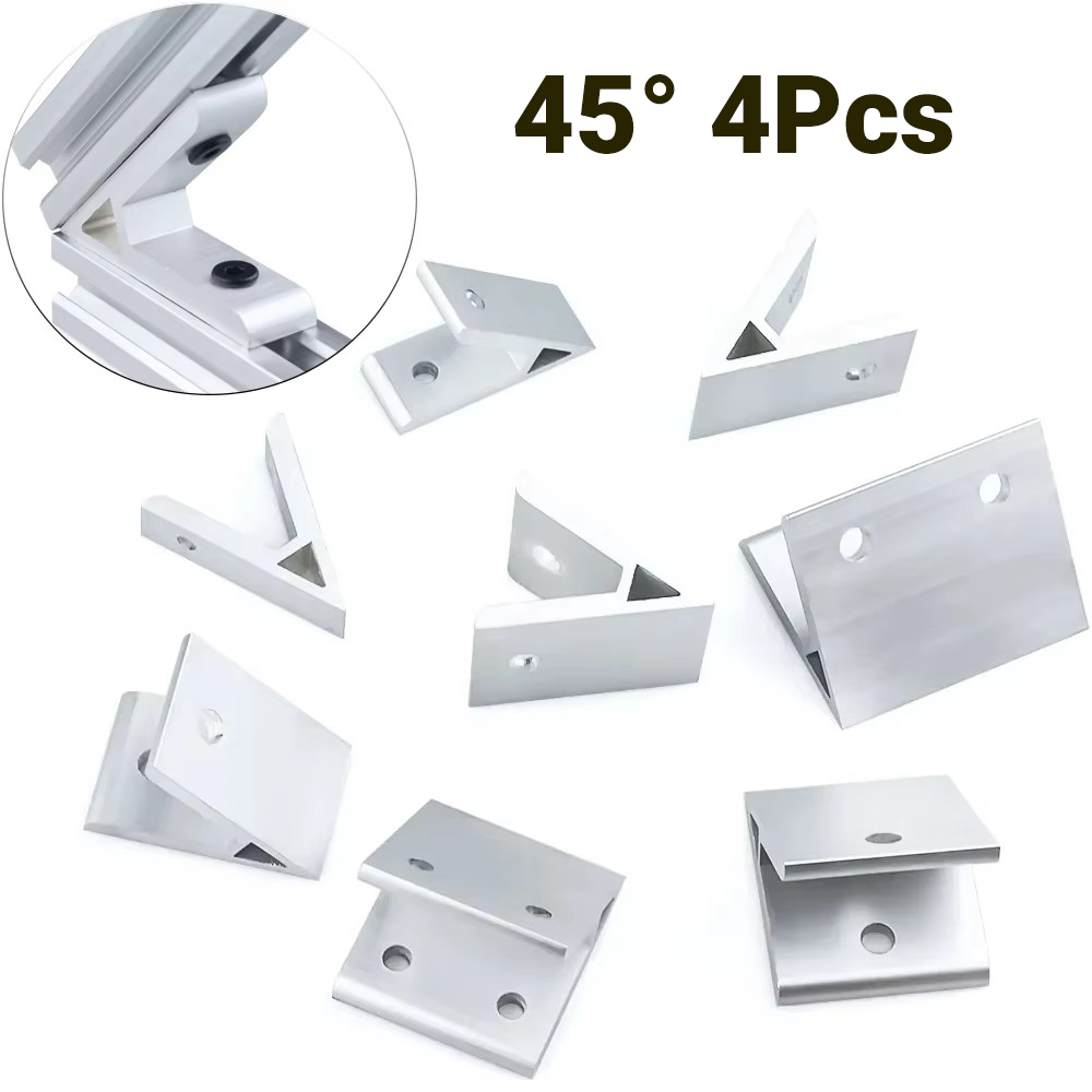 Woodworking Joint Types - 4 szt. Kątownik 45 stopni do