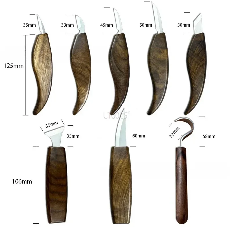 Woodworking Nc - Nowy mini zestaw noży do rzeźbienia