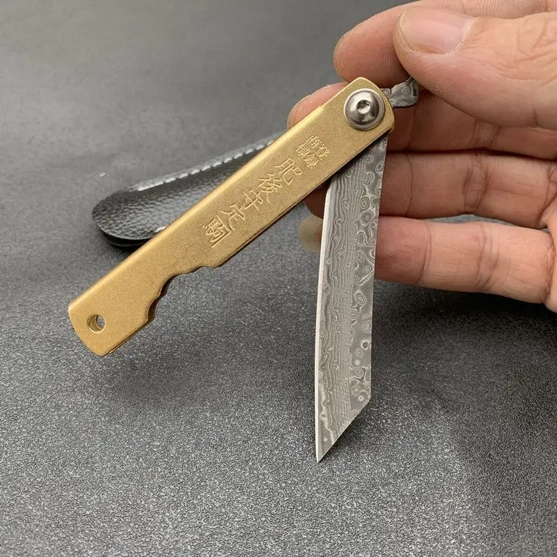 Woodworking Japanese Tools - Higonokami Japoński Mini Nóż Składany Kieszonkowy