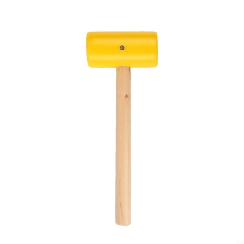 Wooden Mallet Carving - DIY skórzane rzemiosło Mallet Długie uchwyt