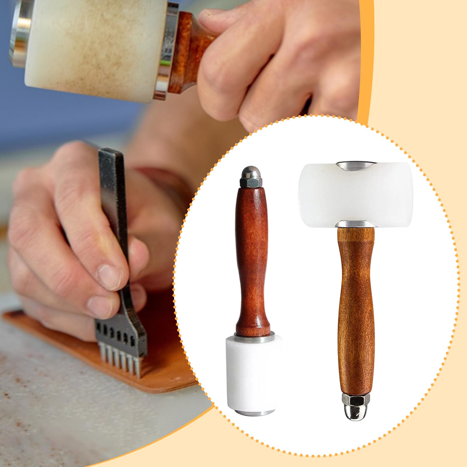 Wooden Mallet Carving - Młotek do rzeźbienia w skórze Premium,