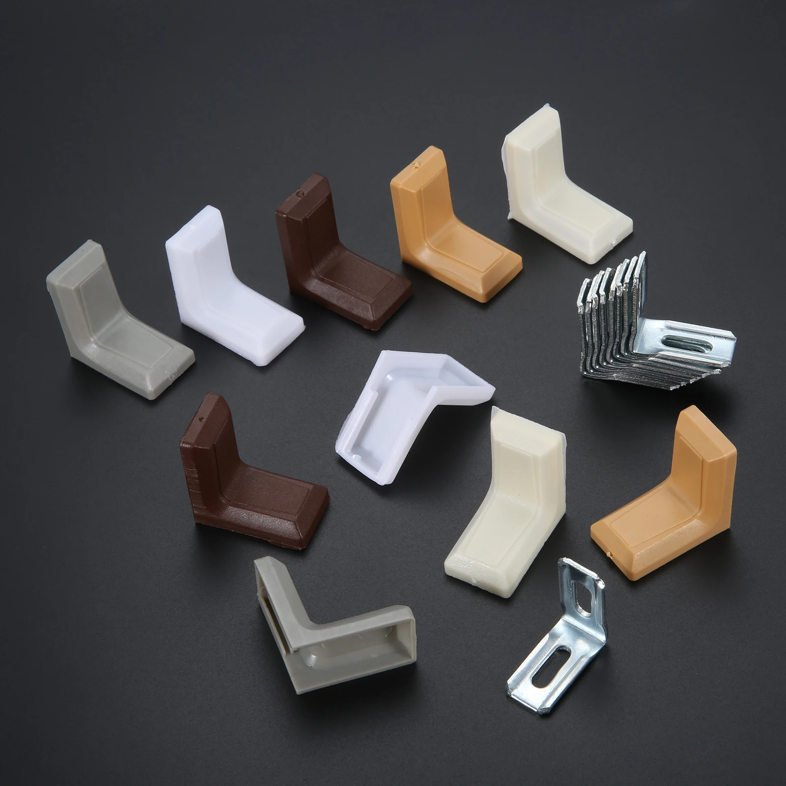 Woodworking Joint Types - 20 szt. wsporników narożnych w kształcie