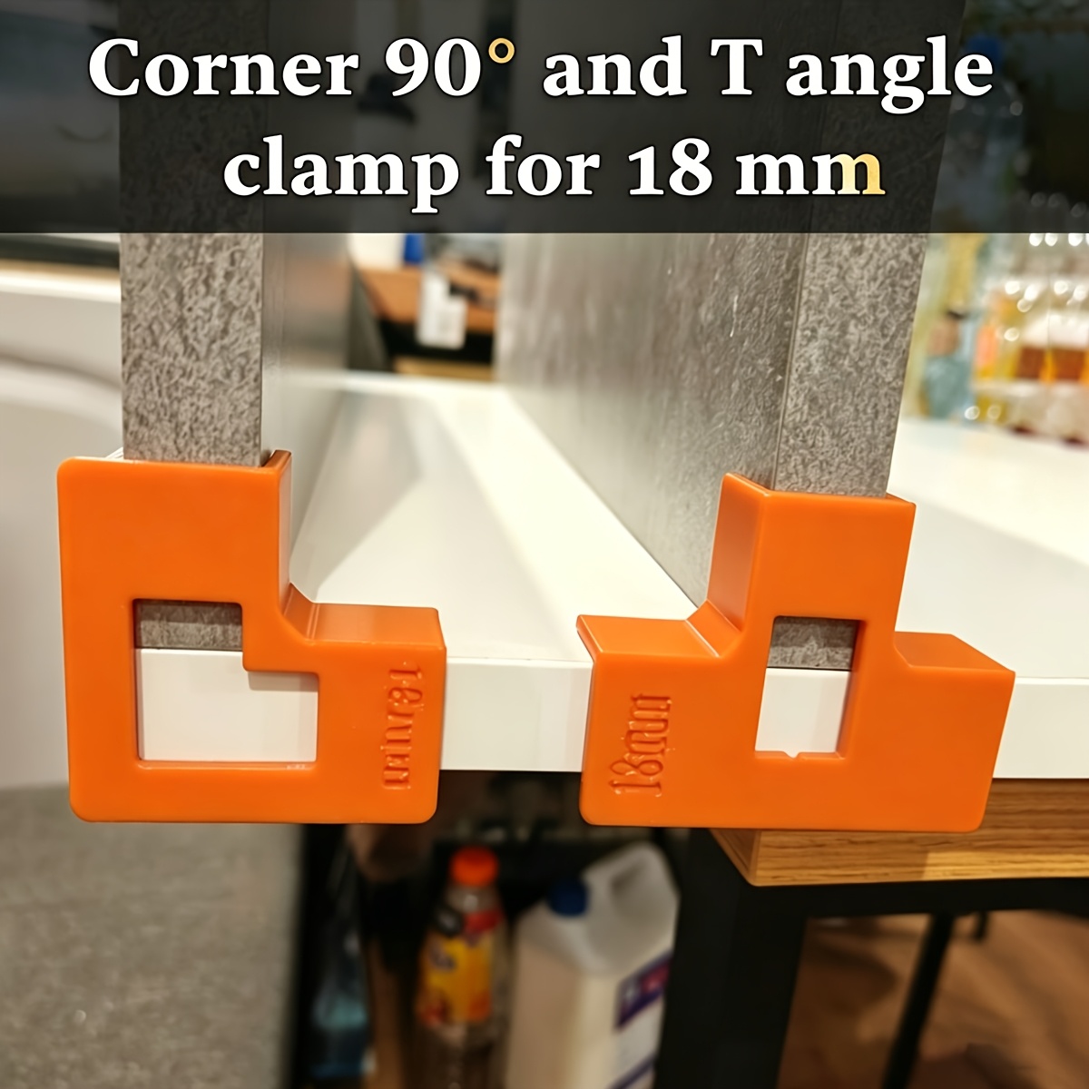 Woodworking Joint Types - 4 sztuki 90 ° Zaciski kątowe