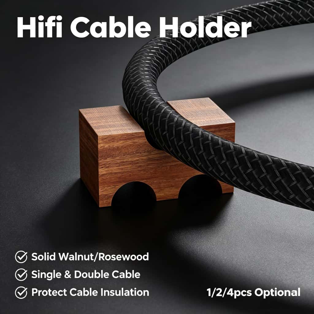 Woodworking Joint Types - Drewniany stojak na kable audio Hifi