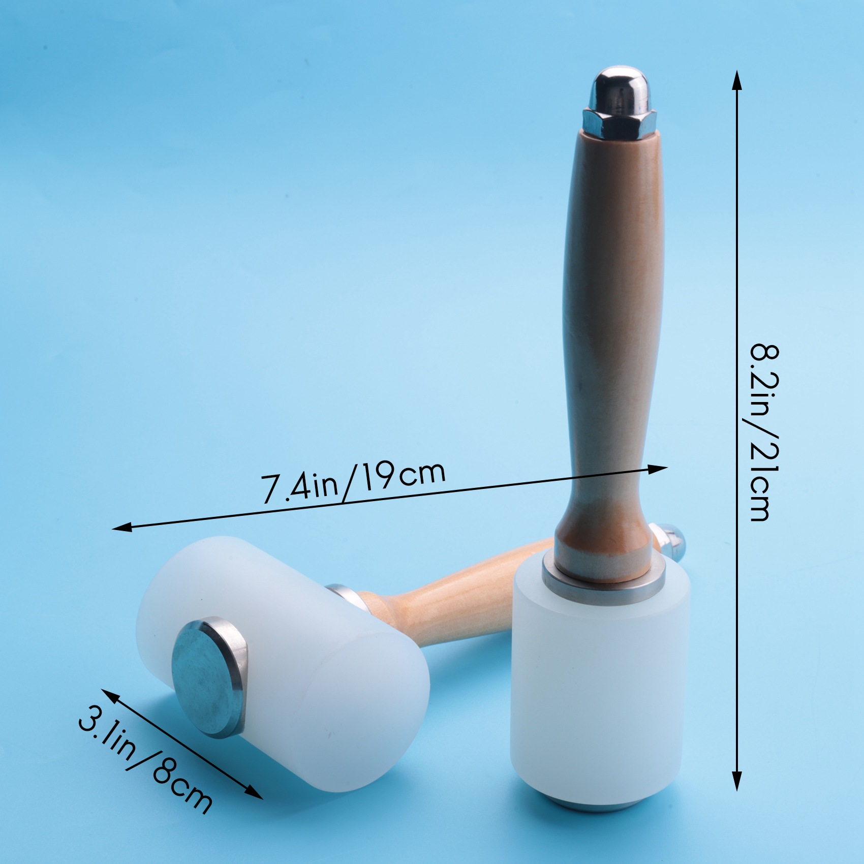 A98E-2 szt. Skórzany młotek do – Wooden Mallet Carving recenzja i cena