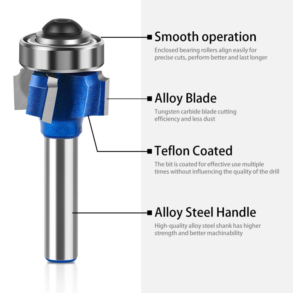 Zestaw frezów zaokrąglających  – Woodworking Drill Bits recenzja i cena