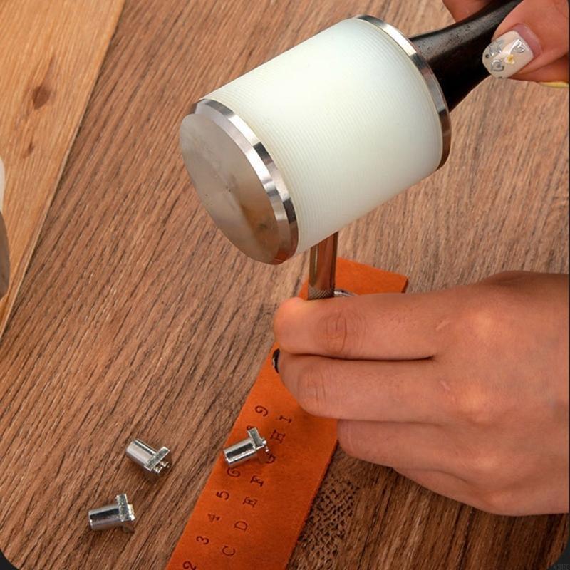 DIY skórzane rzemiosło Mallet  – Wooden Mallet Carving recenzja i cena