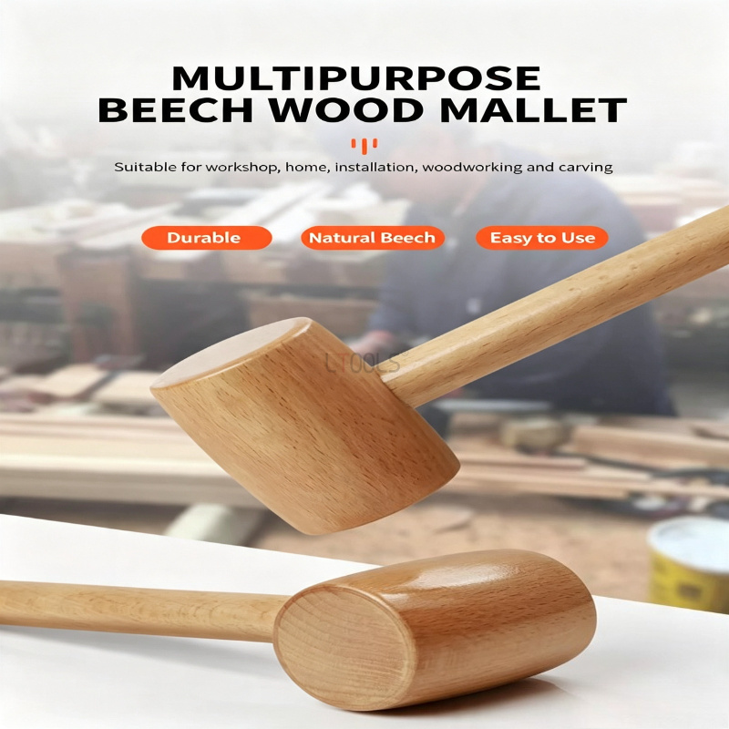 Młotek z litego drewna, mini d – Wooden Mallet Carving recenzja i cena